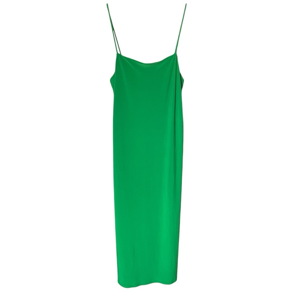Zara Green Fairy‎ Midi Strappy Slip Dress, M